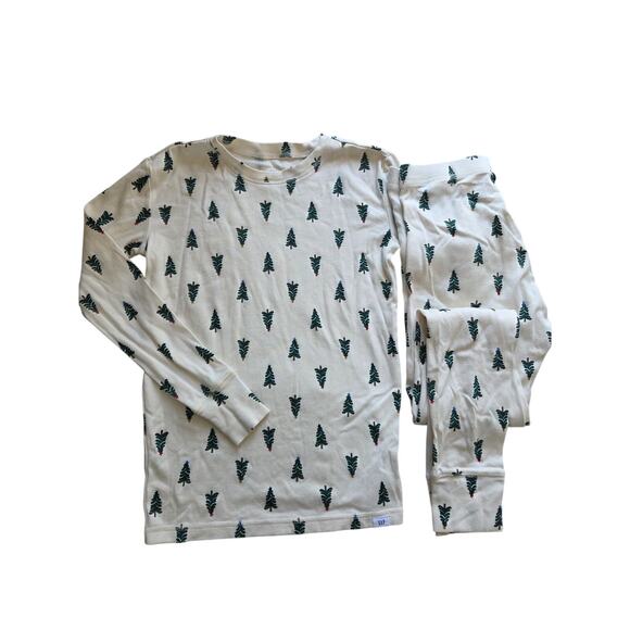 Gap Organic Cotton Christmas Trees Pajama Set - Picture 1 of 5